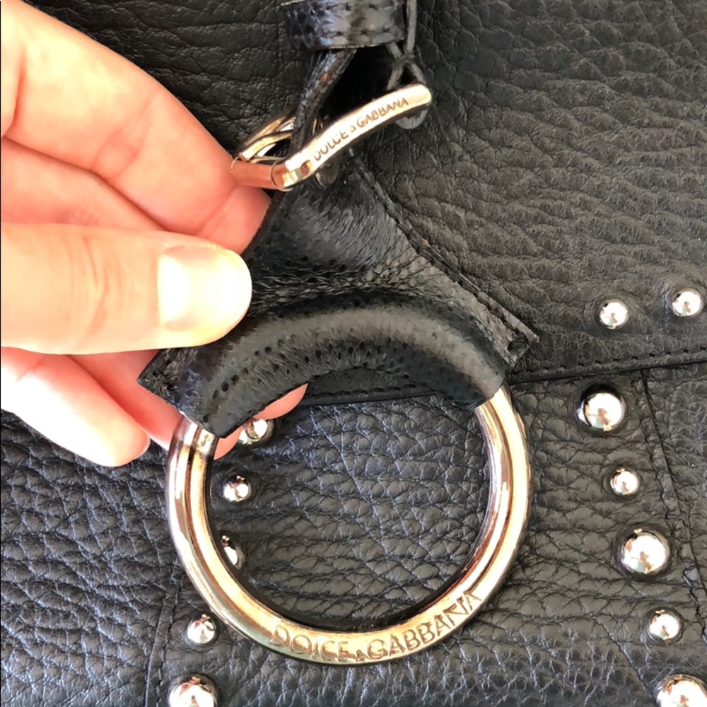 💯 Authentic Dolce & Gabbana shoulder black bag - Picture 8 of 8